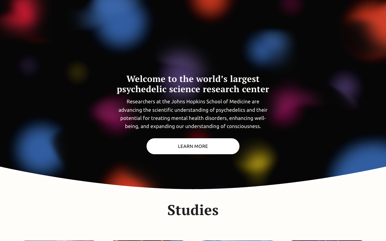 Johns Hopkins Center for Psychedelic Research